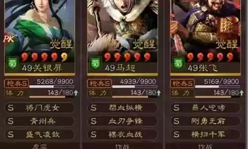 马超张飞关兴阵容搭配插图