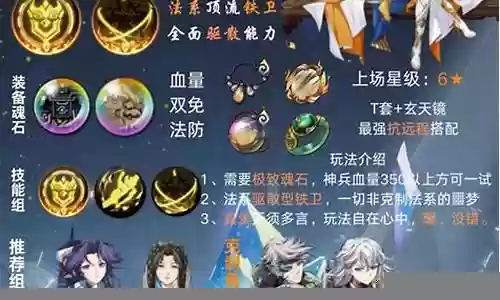 宇韶容阵容搭配插图