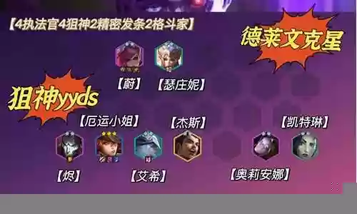 霓虹之夜四狙神阵容搭配插图