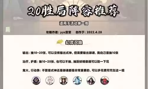 速控队的常规阵容搭配插图