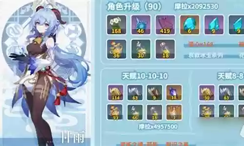 甘雨一金阵容搭配插图