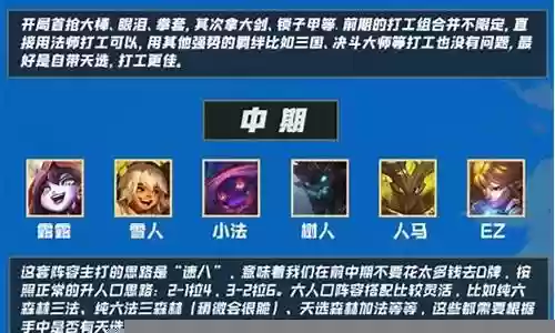 6法6森林阵容搭配插图