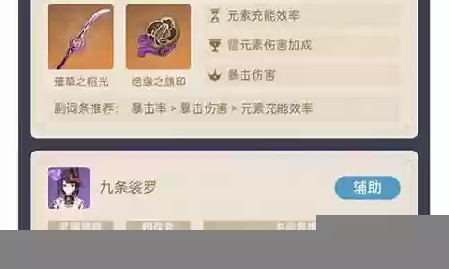 核爆雷电将军阵容搭配插图