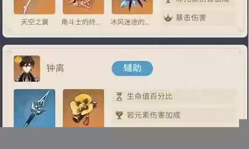 甘雨深渊推荐阵容搭配图插图