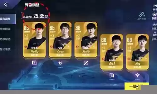 电竞经理阵容搭配图鉴插图