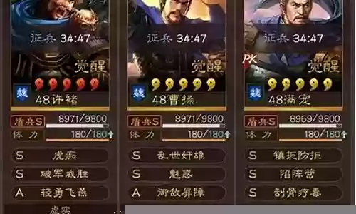 张飞许褚高顺阵容插图