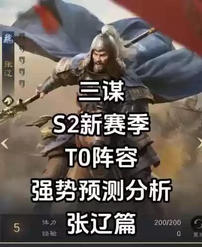 张辽阵容插图