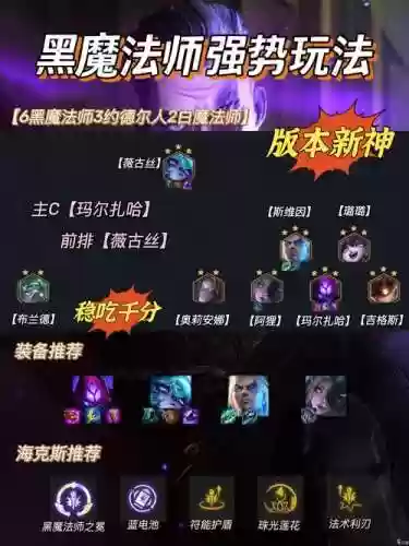 s6.5黑魔法师阵容出装插图