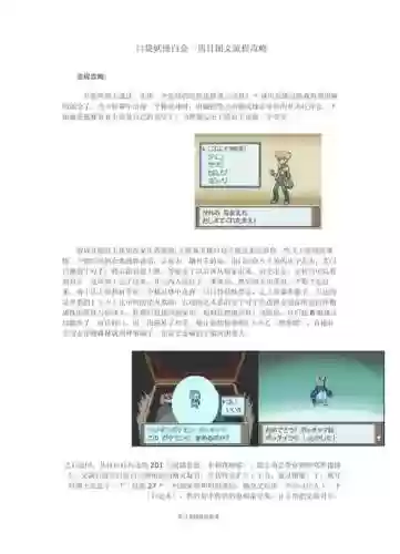 口袋怪兽白金攻略插图