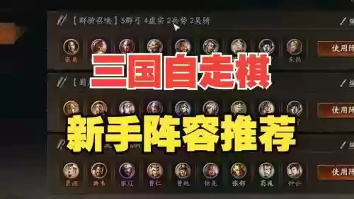 下棋蜀魏阵容插图