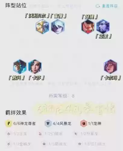 神龙赛季阵容插图