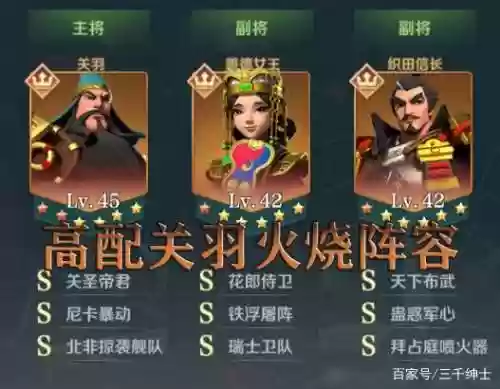文明关羽阵容搭配插图1