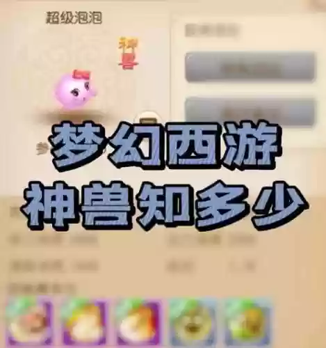 宠物出售梦幻西游插图