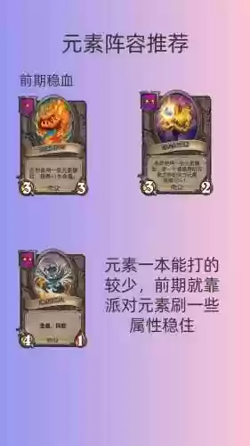 元素反应阵容搭配插图