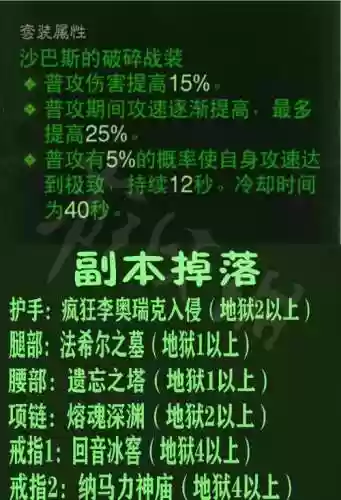 暗黑破坏神2绿色装备打插图1