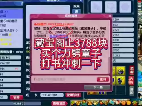 梦幻西游藏宝阁买孩子插图1