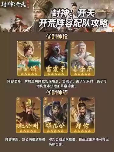 开荒固定阵容搭配插图1