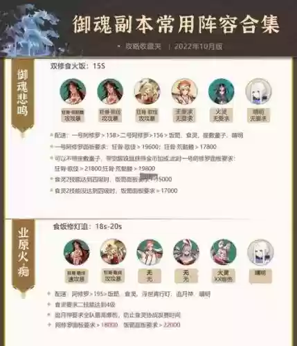 御魄阵容插图