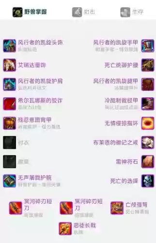 h王座猎人毕业装备插图