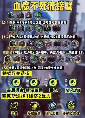 螃蟹95阵容_1插图1