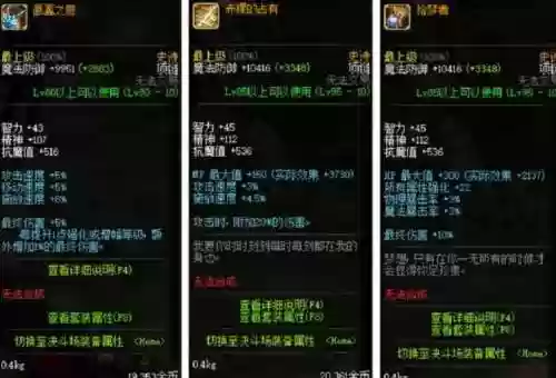 dnf90远古魔法书的装备插图