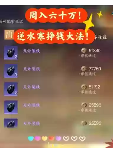 逆水寒生活技能哪个赚钱多插图1