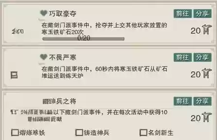 藏剑门派事件成就攻略插图