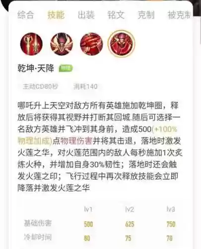 王者哪吒技能分析插图