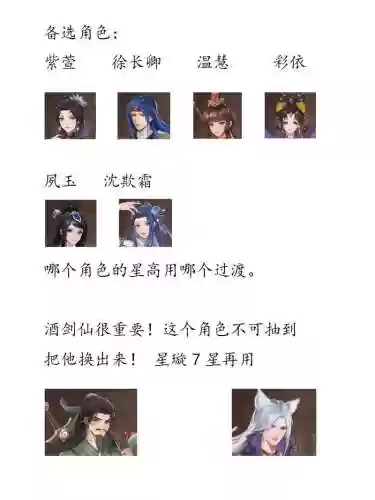 《仙剑》阵容搭配推荐插图1