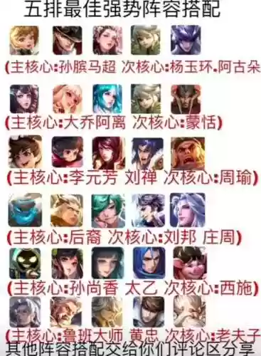 五排刘禅阵容搭配_1插图1