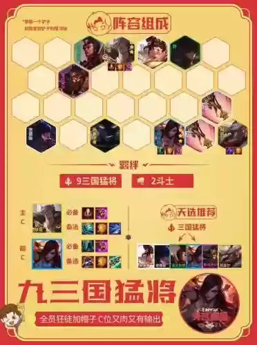 手游云顶三国猛将阵容搭配插图
