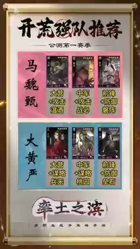 率土之滨群雕阵容搭配_2插图1