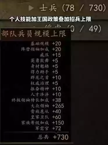 骑马与砍杀属性技能上限插图