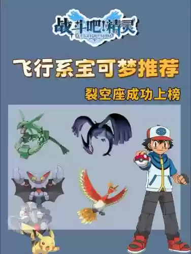 口袋日月技能飞天，口袋妖怪日月飞行系推荐插图