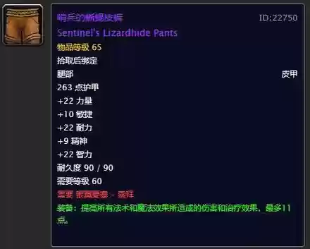 60级战歌峡谷声望装备，60级战歌峡谷声望装备大全插图