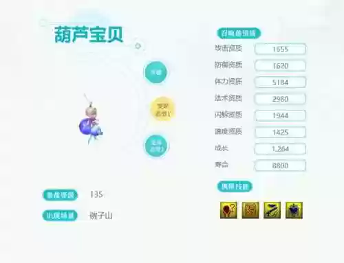 梦幻西游葫芦宝贝进阶造型，梦幻西游葫芦宝贝参战等级插图