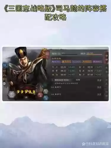 司马懿黄盖阵容搭配，s2司马懿配将插图