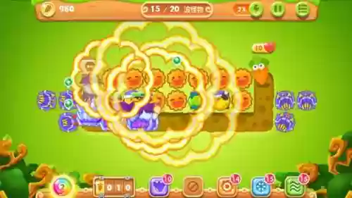保卫萝卜2极地23关攻略，保卫萝卜2第23关通关攻略插图1