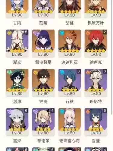 原神2.4阵容搭配图，原神20阵容推荐最新插图1