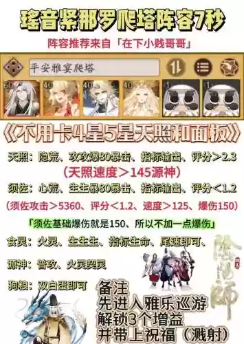 阴阳师紧那罗阵容搭配，阴阳师紧那罗阵容怎么打插图1