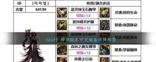 dnf死灵武器对比，dnf100死灵武器选择插图1