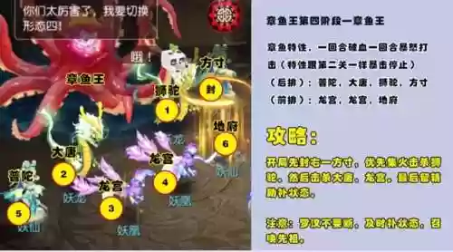 梦幻西游手游章鱼王泡泡王，梦幻西游手游章鱼王侍卫攻略插图1