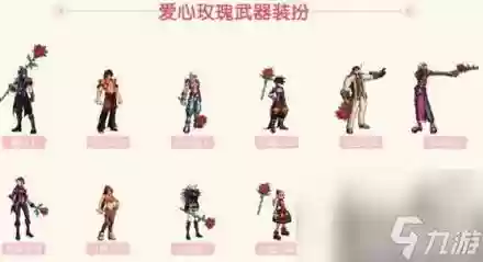 玫瑰武器装扮怎么得，玫瑰武器装扮外观一览插图