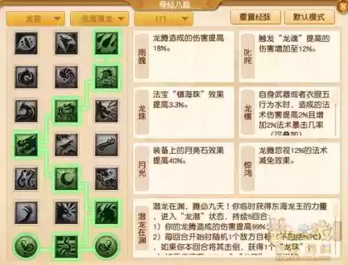 梦幻西游龙宫任务经脉，梦幻西游龙宫任务经脉选择插图1