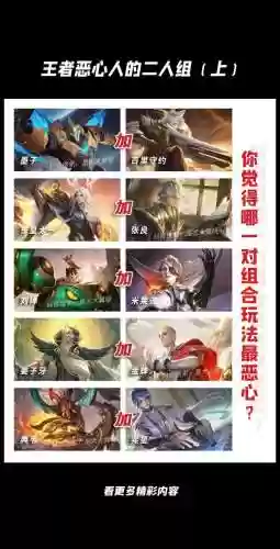 王者21赛季恶心阵容搭配，王者22赛季强势插图